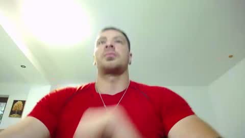 Snapshot of muscleaj69 chatting on 06-27-26, 05:23 AJ online show from 06-27-26, 05:23