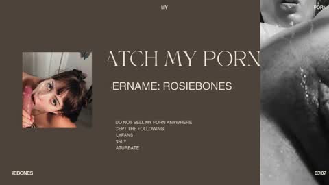 Rosie Bones online show from 06-03-26, 11:32
