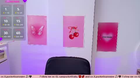 Snapshot of sampuckettbaby chatting on 07-04-26, 03:18 sampuckettbaby online show from 07-04-26, 03:18
