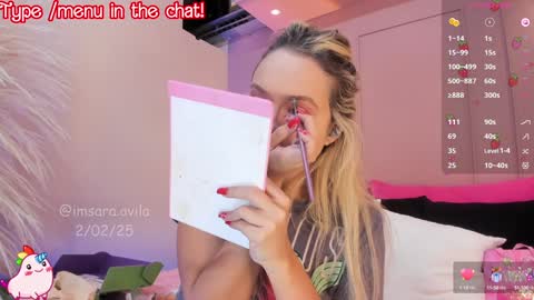 SaraAvila  online show from 02-02-25, 11:00