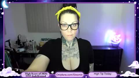 Snapshot of sinominx chatting on 01-17-26, 02:38 Sinomin online show from 01-17-26, 02:38