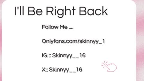 Skinnyy   online show from 07-16-26, 12:49