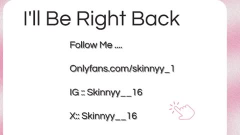 Skinnyy   online show from 07-26-26, 10:00
