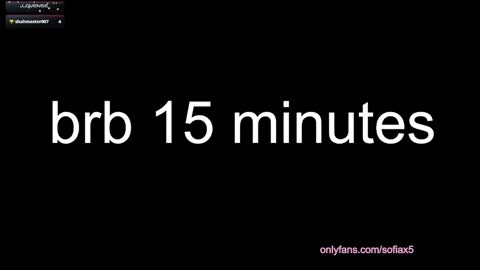 Snapshot of sofiax5 chatting on 02-20-25, 06:50 Sofi online show from 02-20-25, 06:50