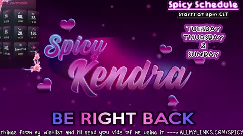 Kendra online show from 01-24-25, 06:14
