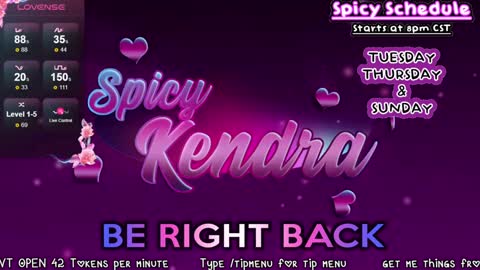 Kendra online show from 01-31-25, 06:35