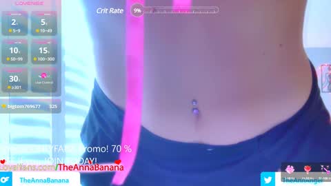 Snapshot of theannabanana chatting on 12-03-24, 06:06 Anna Banana AKA Ann Angel online show from 12-03-24, 06:06