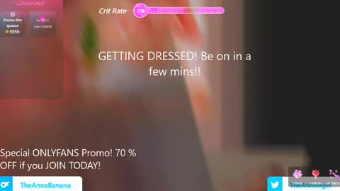 Snapshot of theannabanana chatting on 02-12-25, 02:45 Anna Banana AKA Ann Angel online show from 02-12-25, 02:45