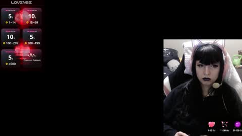   A Goth Chick   online show from 12-13-24, 05:16