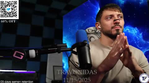 Snapshot of travonidas chatting on 11-15-25, 11:07 Greek God online show from 11-15-25, 11:07