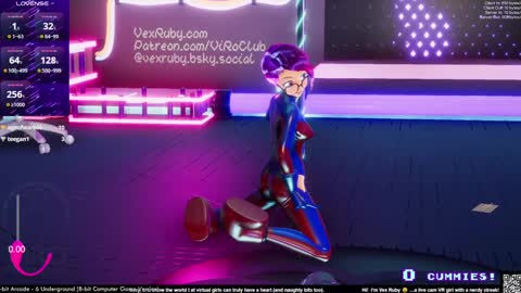 Snapshot of vexruby chatting on 01-18-25, 02:03 Vex Ruby online show from 01-18-25, 02:03