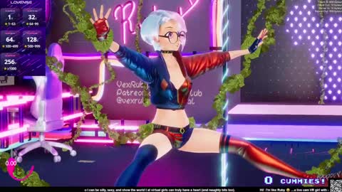 Snapshot of vexruby chatting on 02-01-25, 02:05 Vex Ruby online show from 02-01-25, 02:05