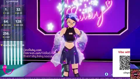 Snapshot of vexruby chatting on 09-21-25, 12:12 Vex Ruby online show from 09-21-25, 12:12