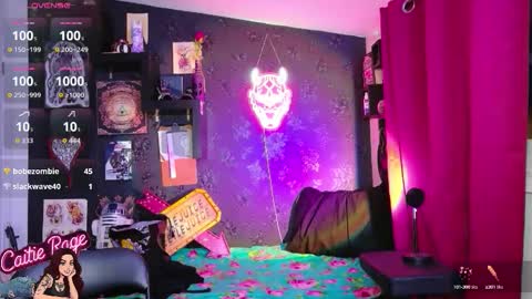 Snapshot of xcaitieragex chatting on 01-10-26, 05:53 Caitie Rage online show from 01-10-26, 05:53