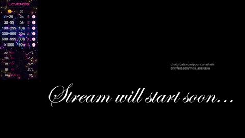 Anastasia online show from 01-11-25, 12:01