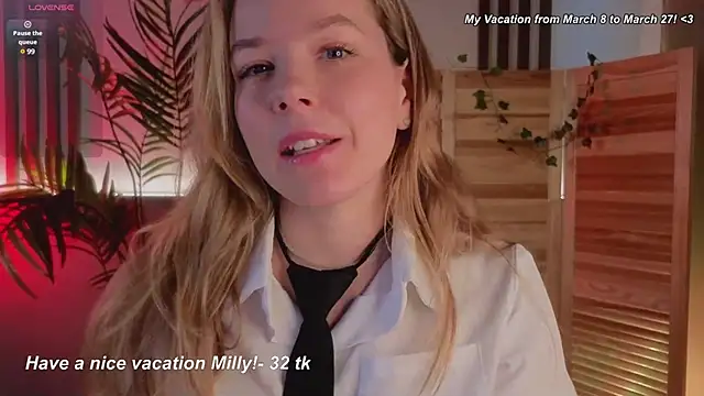 milly shy online show from 03-07-25, 08:23