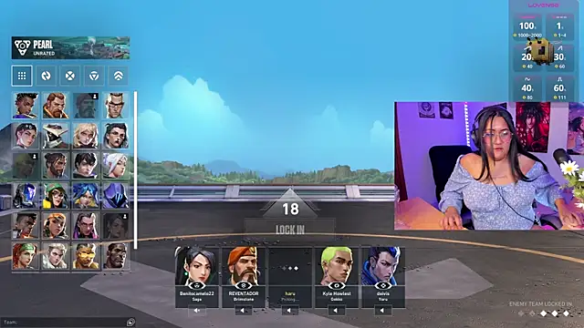 haru u2 online show from 10-19-25, 10:21