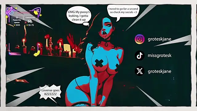 GroteskJane online show from 04-18-26, 09:59