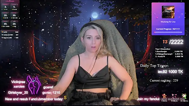 Lisaonthemoon online show from 12-17-24, 05:29