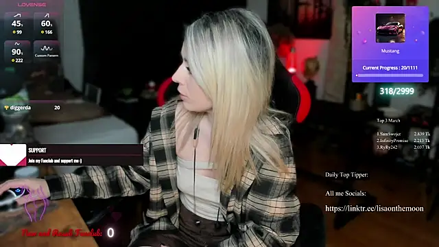 Lisaonthemoon online show from 03-13-25, 06:34