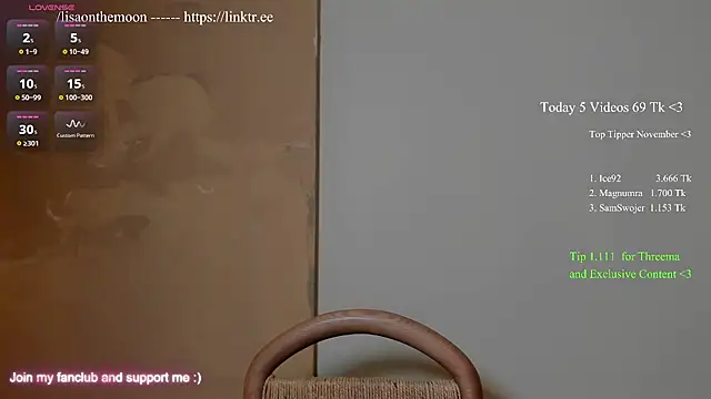 Lisaonthemoon online show from 11-16-25, 08:58