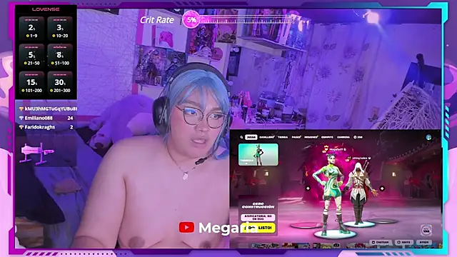 Snapshot of MegariaB chatting on 02-03-25, 07:40 MegariaB online show from 02-03-25, 07:40