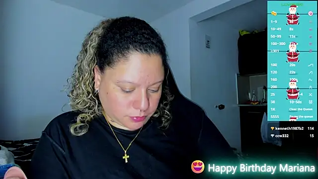 Snapshot of mariana_maze chatting on 12-26-24, 11:32 mariana maze online show from 12-26-24, 11:32