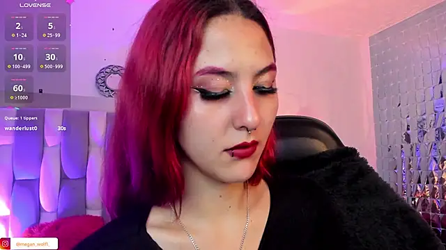 Snapshot of Megan_wolf1_ chatting on 01-31-25, 07:29 Megan wolf1  online show from 01-31-25, 07:29