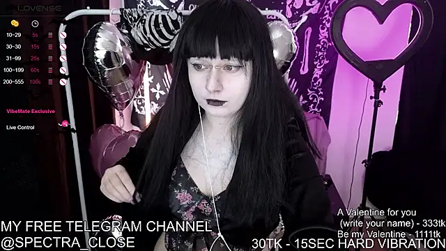 Snapshot of SpectraSirens chatting on 02-15-26, 10:14 SpectraSirens online show from 02-15-26, 10:14