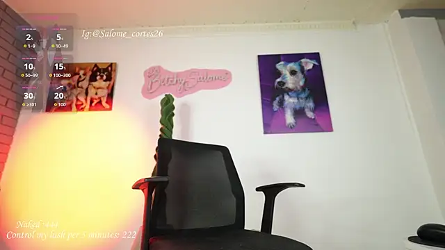 Snapshot of salome_cortes26 chatting on 06-18-26, 10:25 salome cortes26 online show from 06-18-26, 10:25