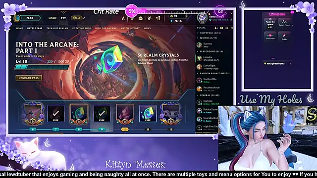 SassyKittyn online show from 12-03-24, 06:15