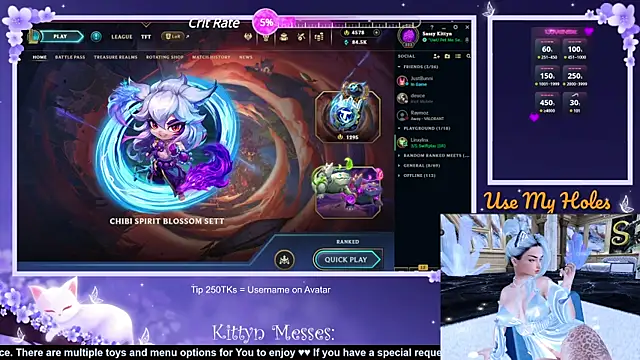 SassyKittyn online show from 01-10-25, 06:20