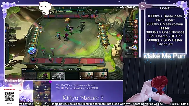 SassyKittyn online show from 03-18-25, 08:14
