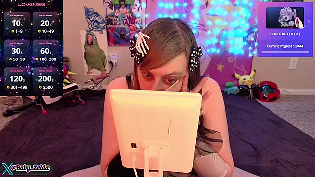 BabyZelda online show from 01-31-25, 04:14