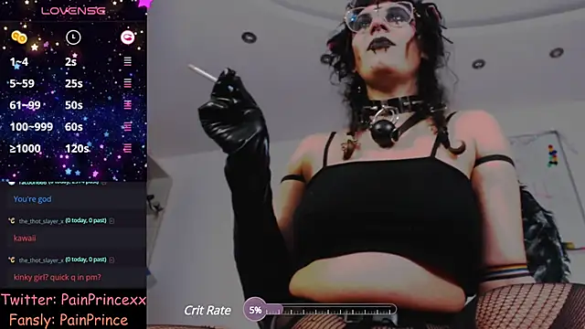 Snapshot of pain_princee chatting on 01-13-25, 09:09 pain princee online show from 01-13-25, 09:09