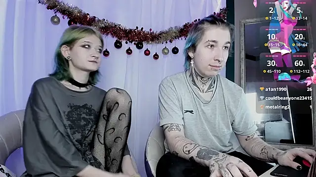 Snapshot of Milten-Trish chatting on 12-26-24, 12:25 Milten-Trish online show from 12-26-24, 12:25