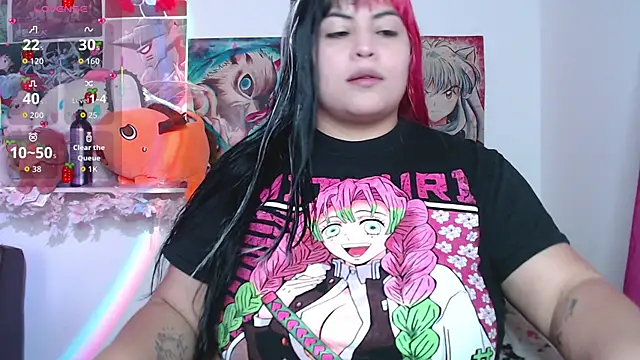 Snapshot of Pinky-Flower chatting on 11-13-25, 05:01 Pinky-Flower online show from 11-13-25, 05:01