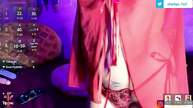 Sharkyu1 online show from 03-12-26, 04:18