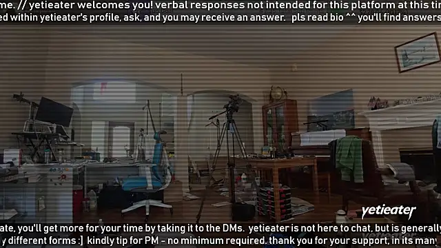 Snapshot of yetieater chatting on 05-22-26, 06:13 yetieater online show from 05-22-26, 06:13