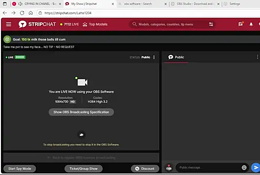 Latte1204 online show from 10-18-25, 10:38