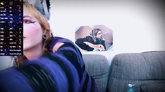 Snapshot of SparkyFerret chatting on 10-30-25, 08:27 SparkyFerret online show from 10-30-25, 08:27