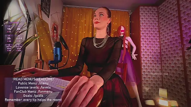 Giantess Eva online show from 04-17-26, 04:10