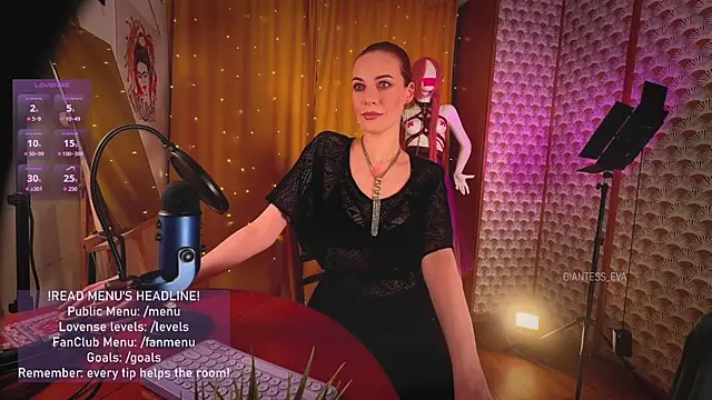 Giantess Eva online show from 04-19-26, 04:50