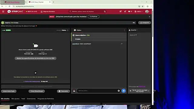 Snapshot of MissKatrina_ chatting on 10-13-25, 07:36 MissKatrina online show from 10-13-25, 07:36