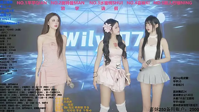 Snapshot of Wily-07 chatting on 11-16-25, 11:43 Wily-07 online show from 11-16-25, 11:43