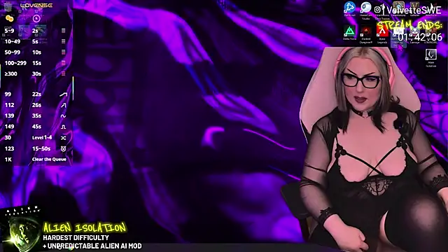 Snapshot of VelvetteSWE chatting on 05-21-26, 06:04 VelvetteSWE online show from 05-21-26, 06:04