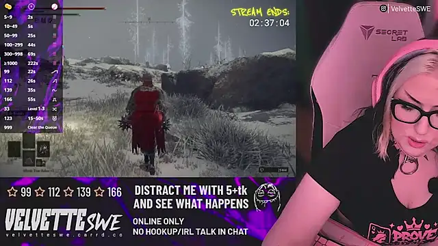 VelvetteSWE online show from 06-21-26, 05:59