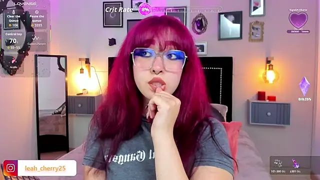 Leah cherry online show from 07-21-26, 08:55