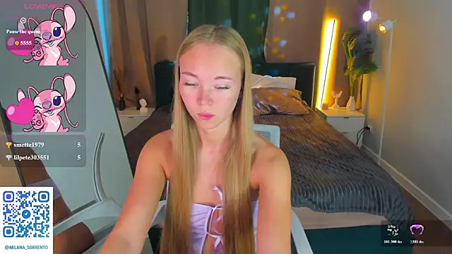 Milana Sorrento online show from 07-08-26, 12:37