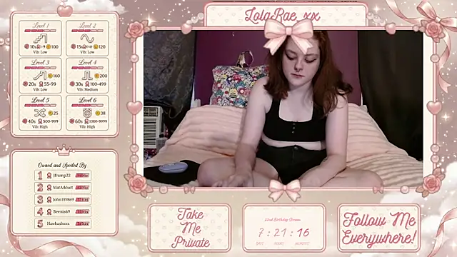 Snapshot of lolarae_xx chatting on 06-06-26, 04:44 lolarae xx online show from 06-06-26, 04:44